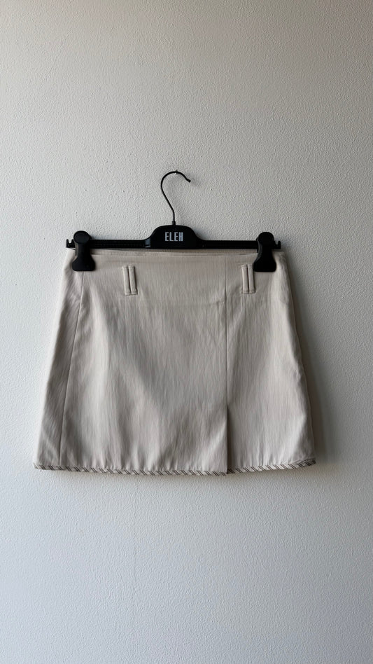 Gonna mini ecru ELEH