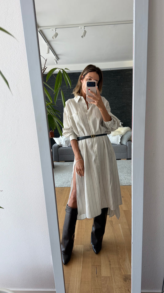 Abito chemisier lino ELEH