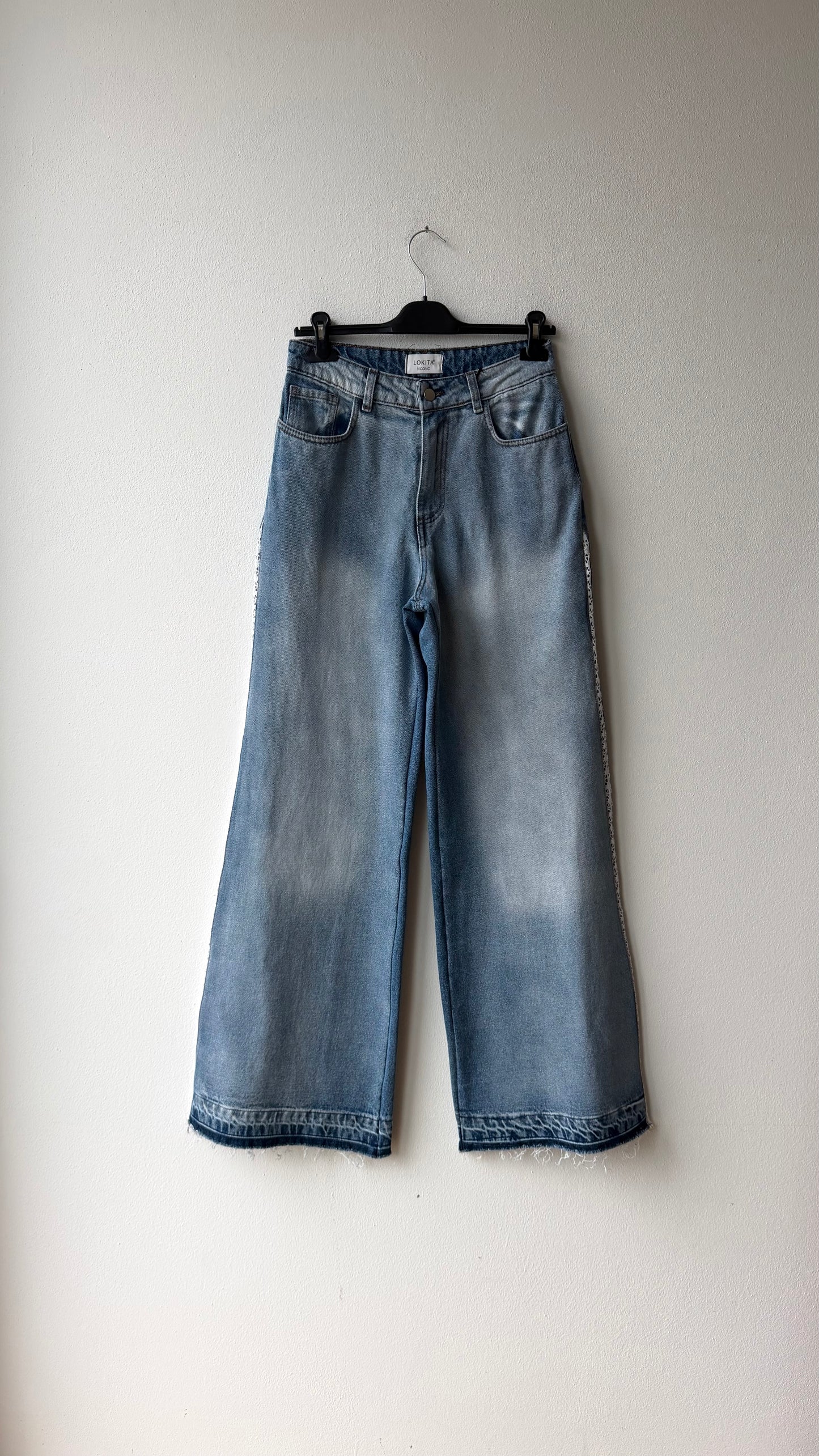 Jeans pizzo laterale lokita