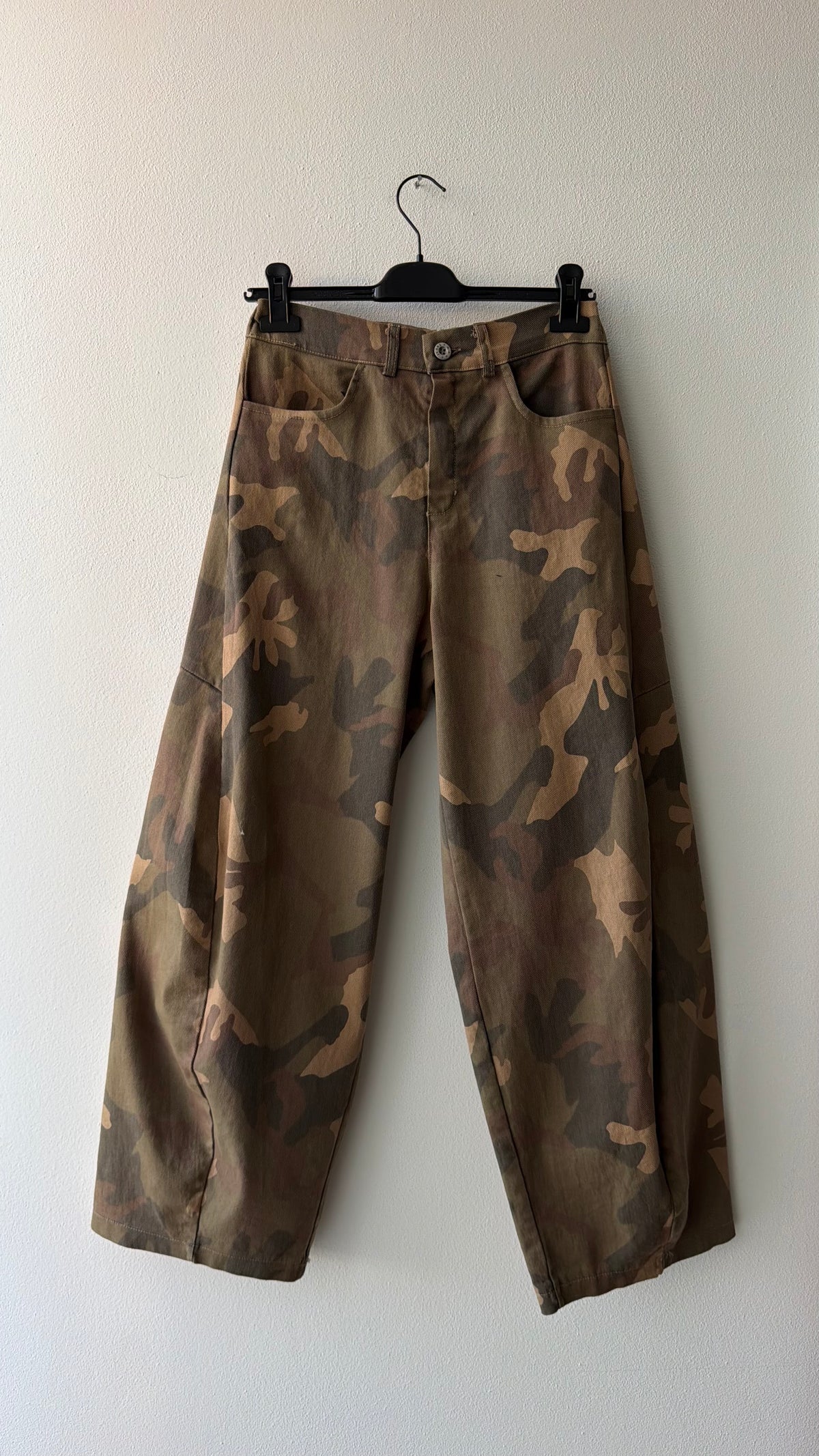 Pantalone balloon Camou
