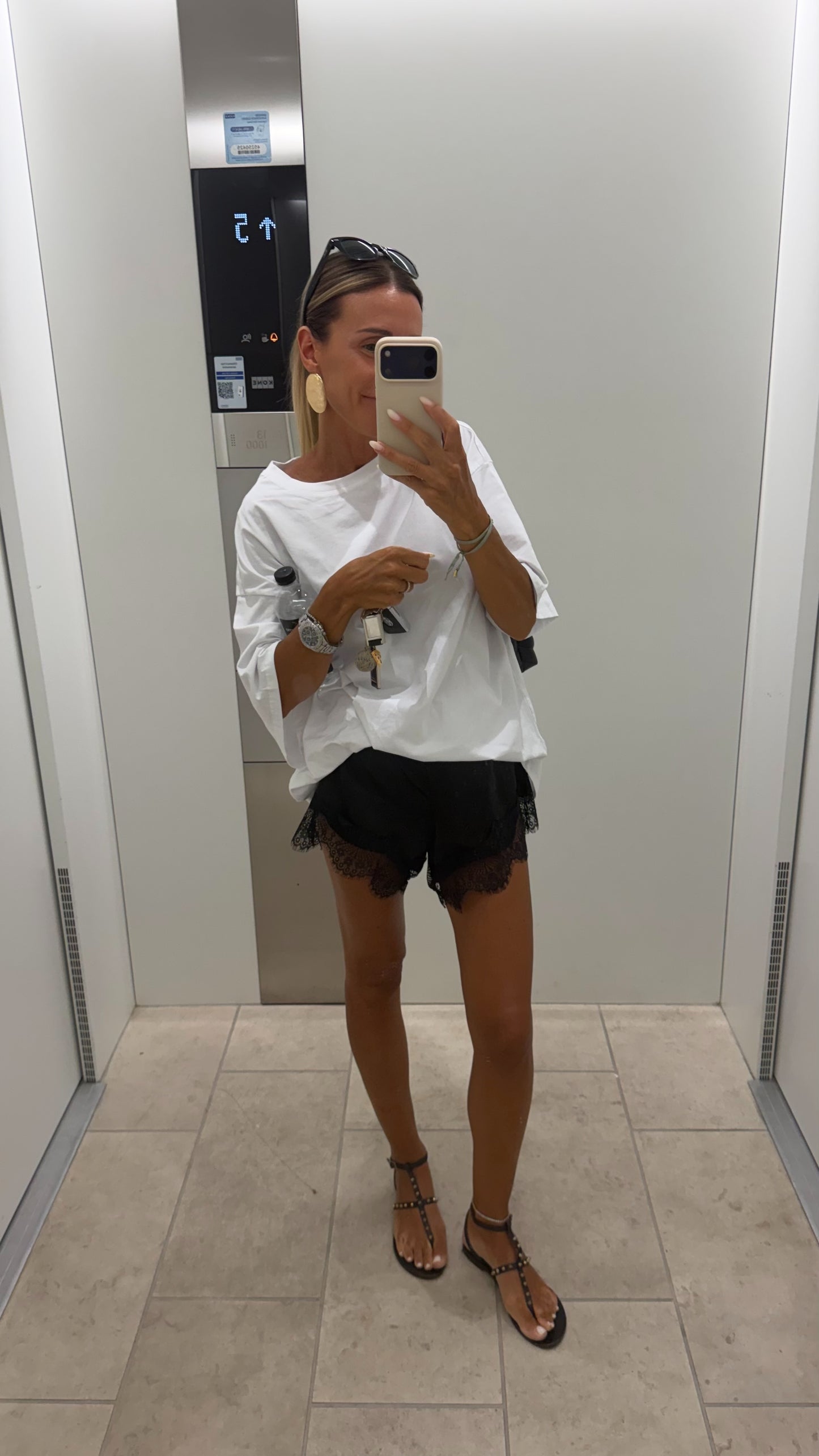 T-shirt over