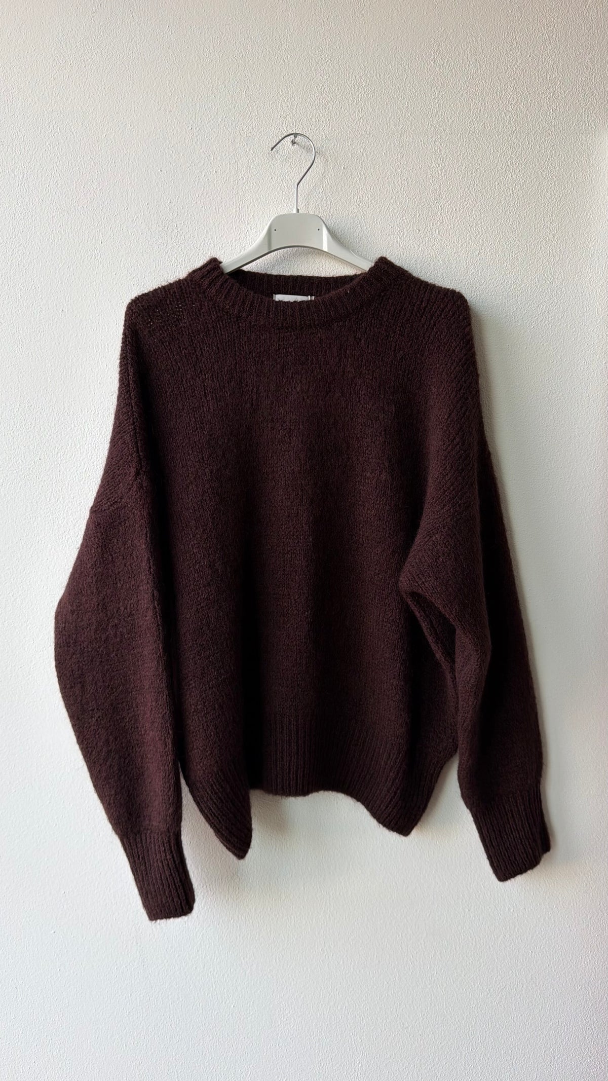 Maglia mohair choco
