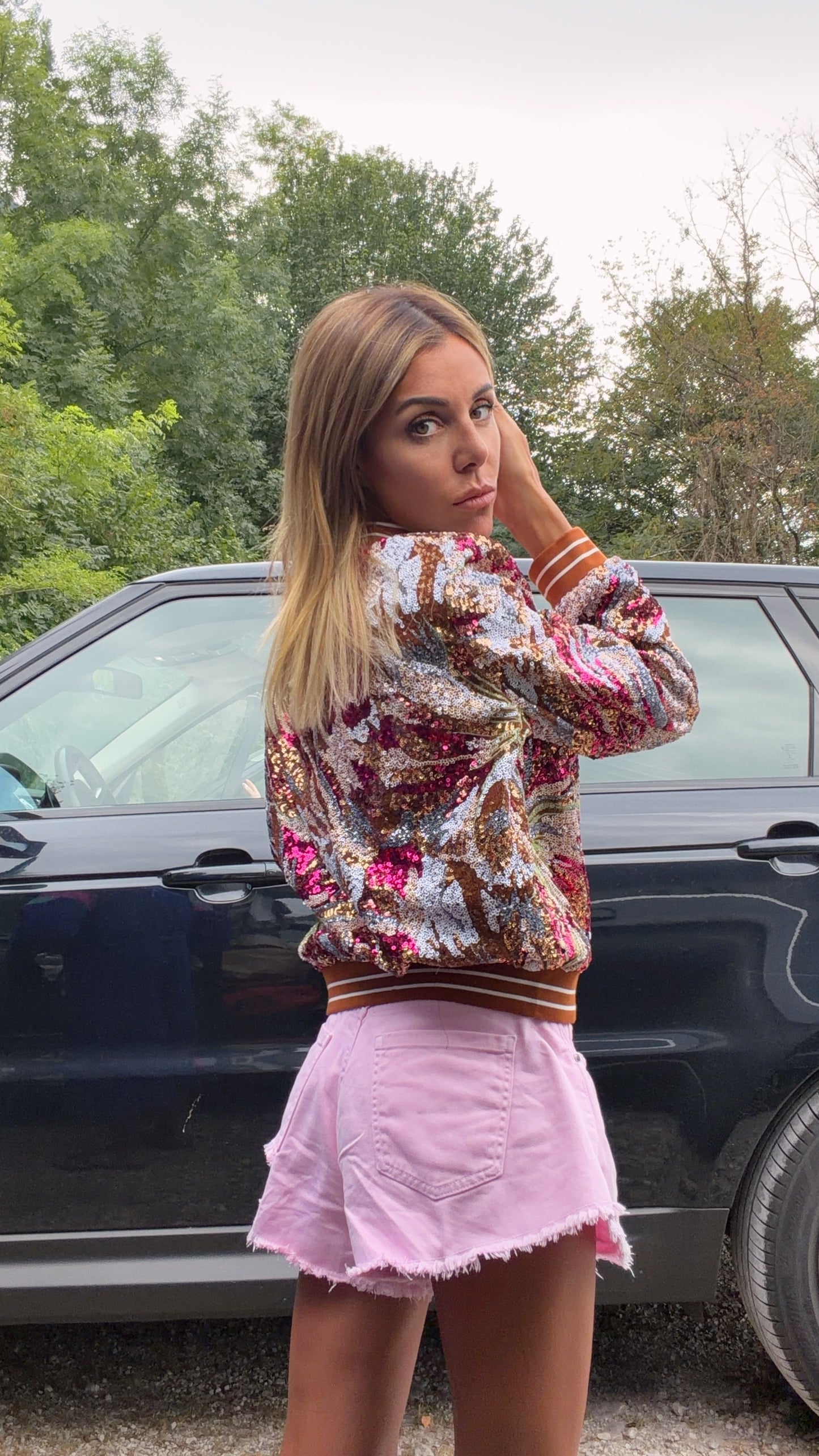 Bomber paillettes