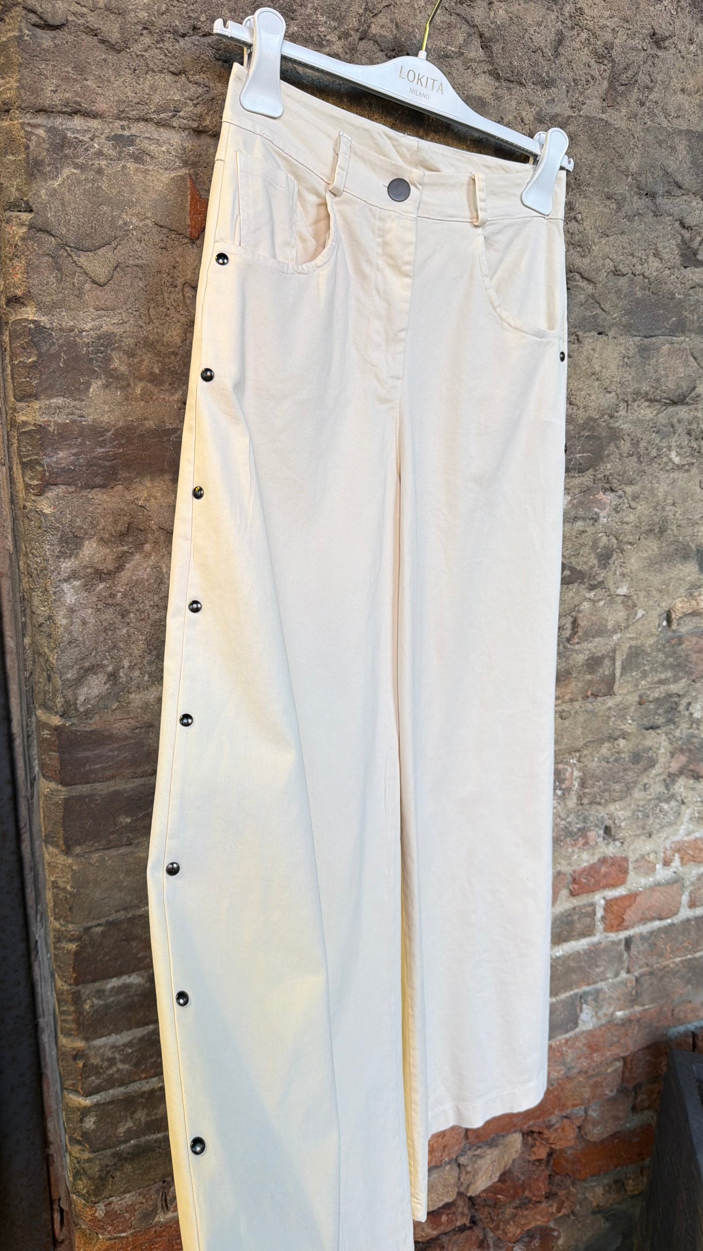 Jeans in gabardine di cotone lokita
