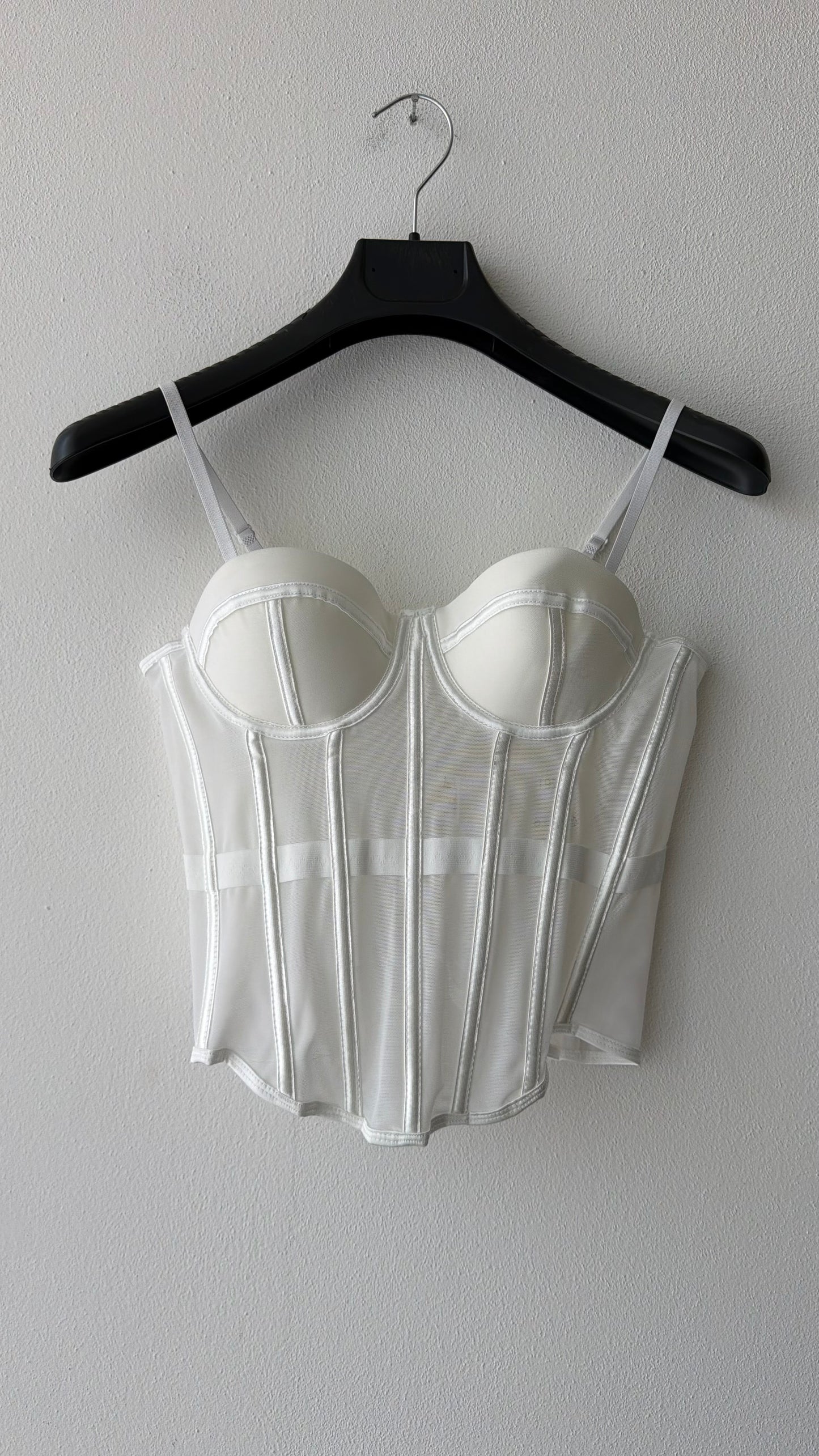 Top Bustier bianco
