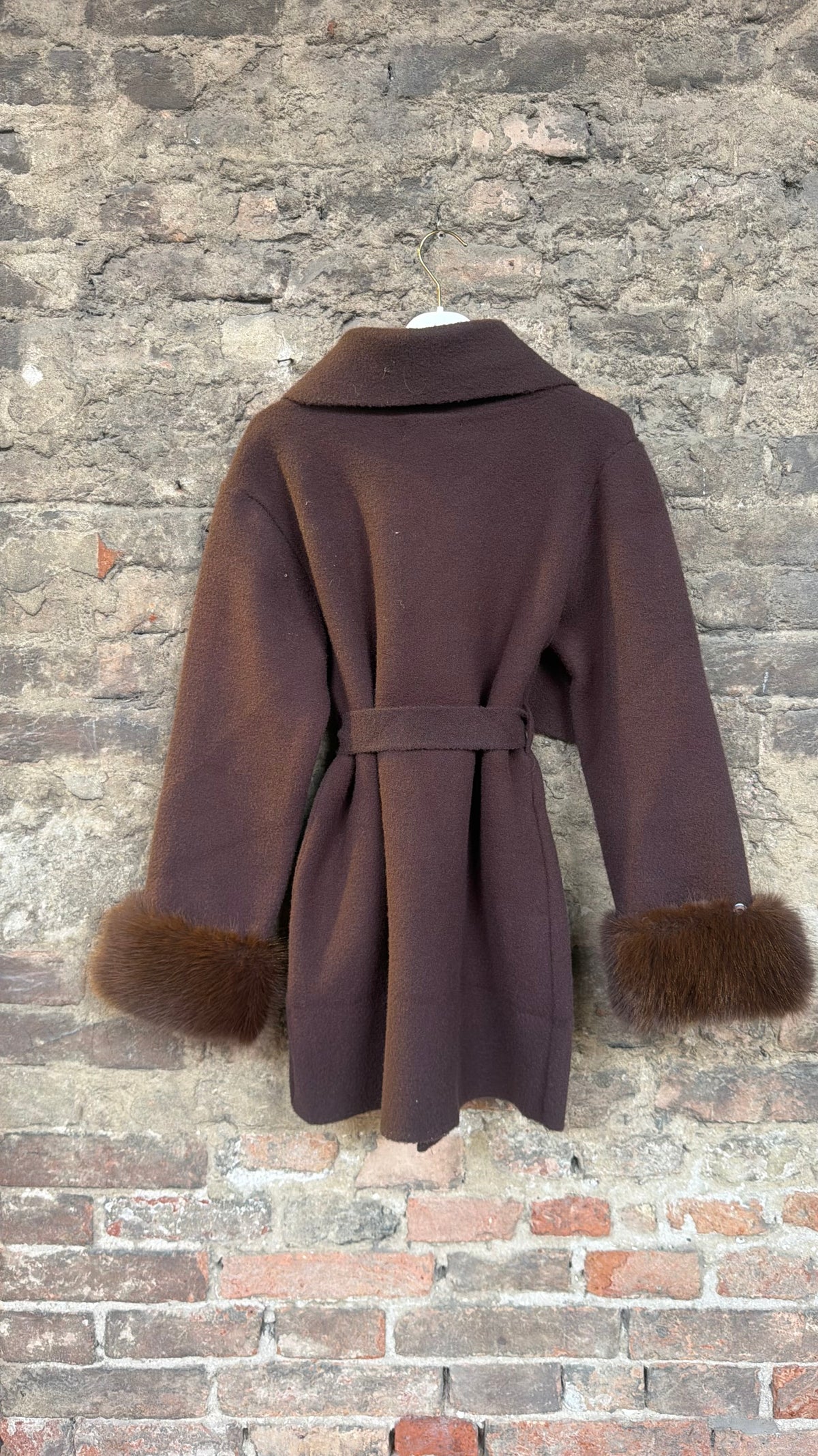 Cappotto cardigan brown