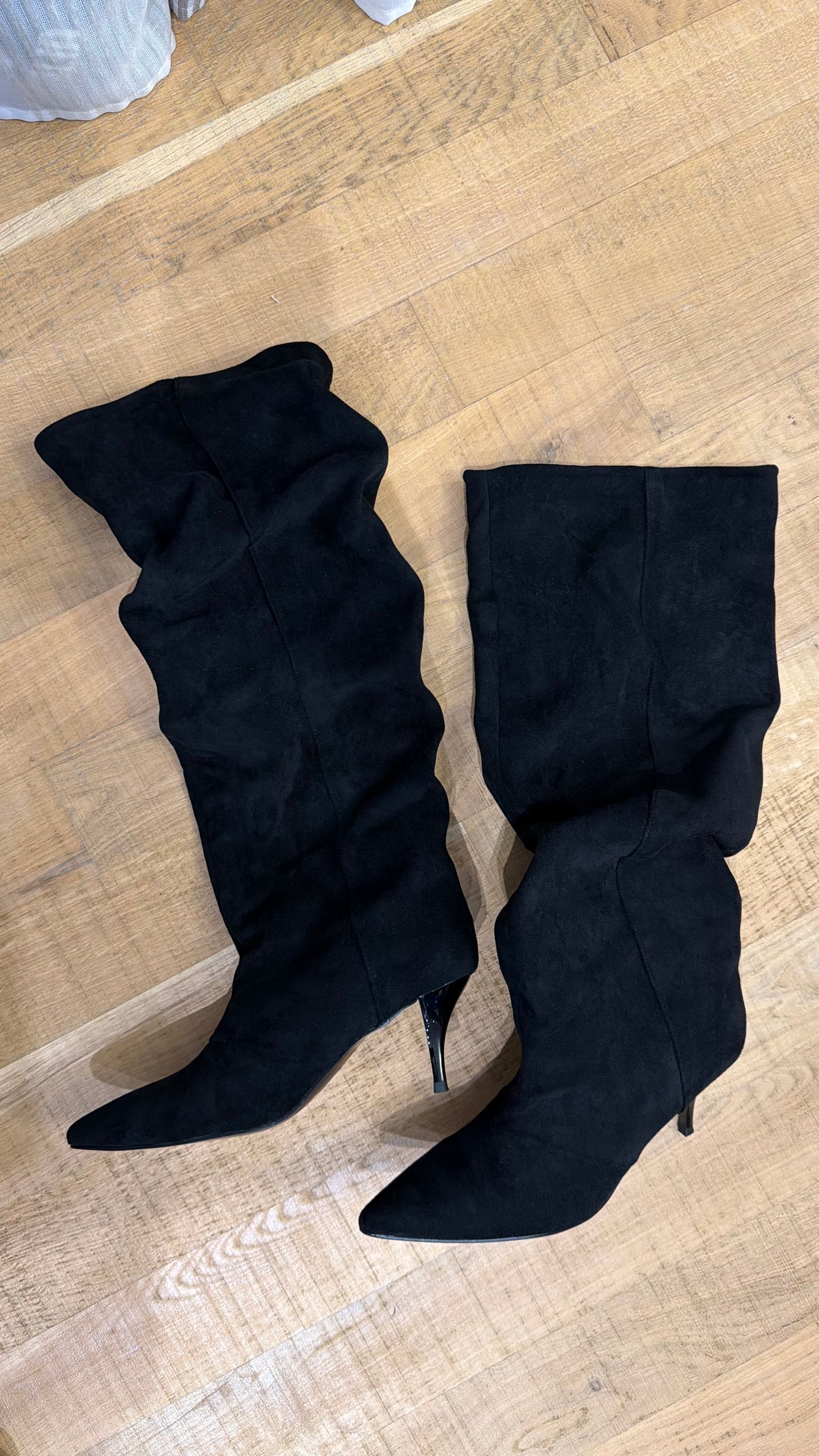 Stivale nero tacco 6cm