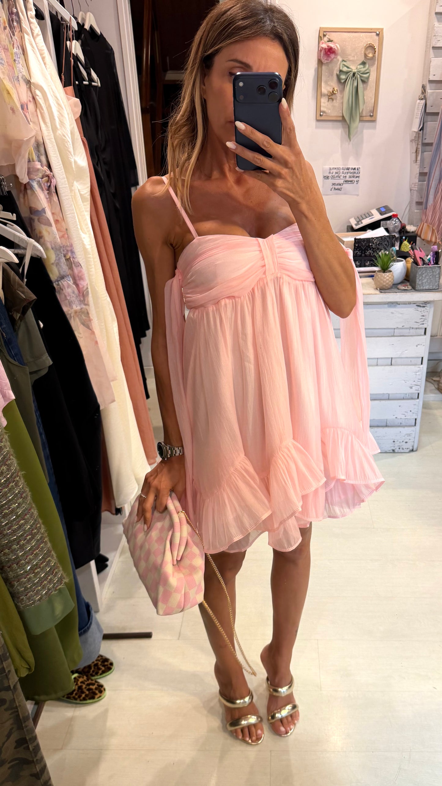 Abito rosa baby