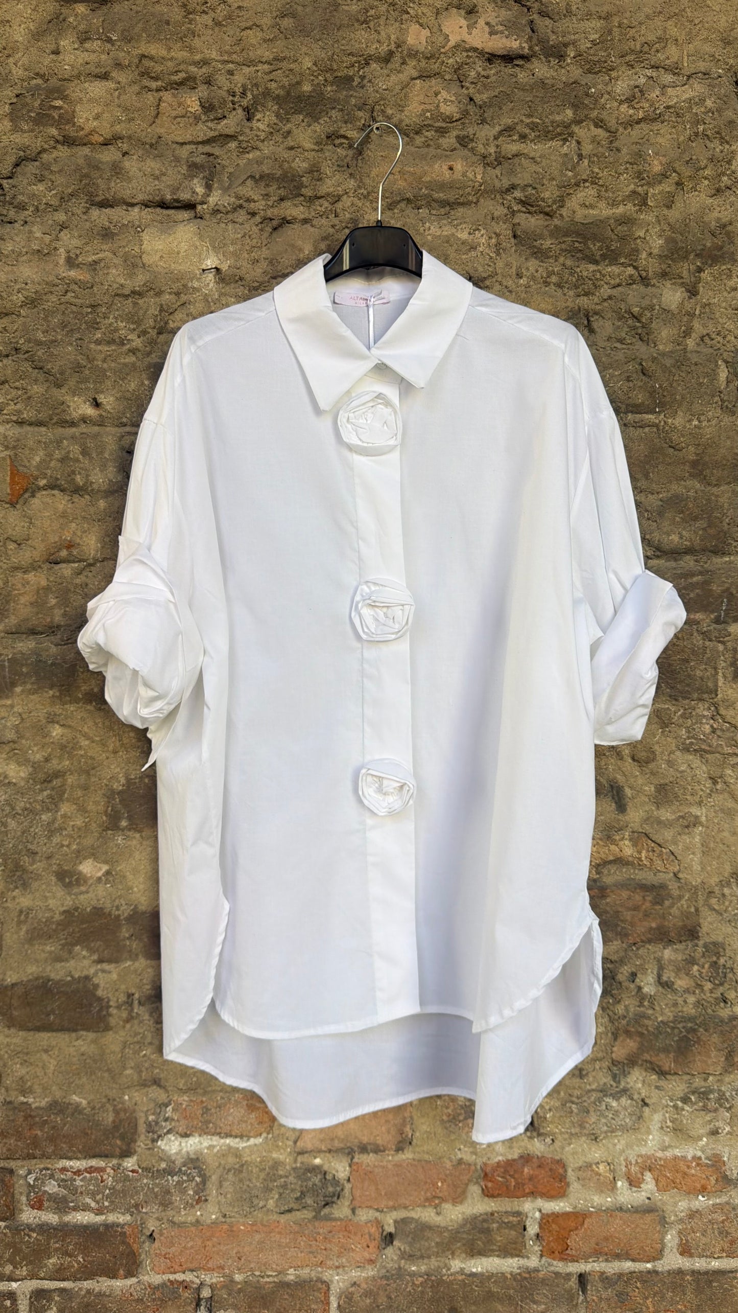 Camicia bianca cotone