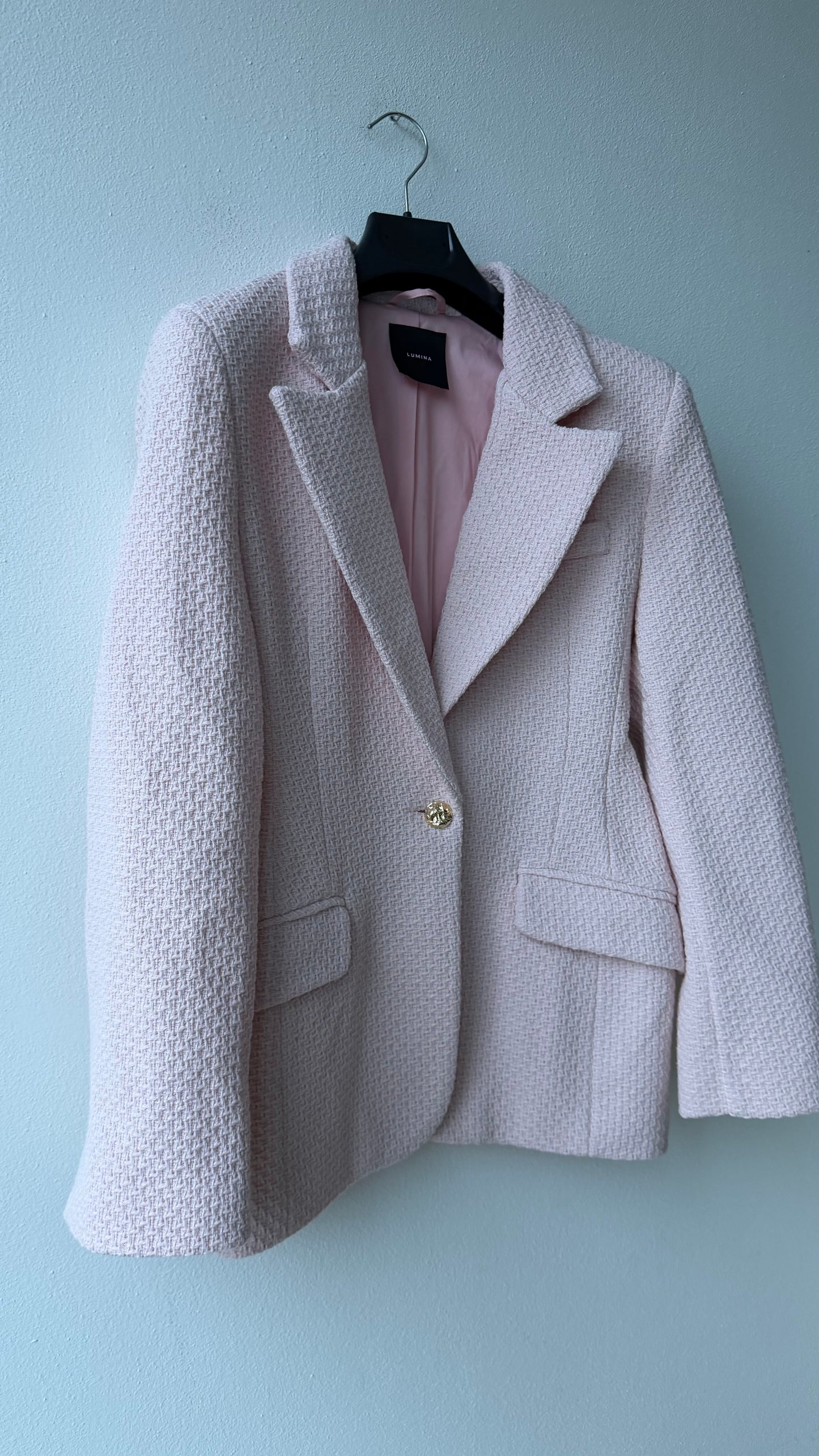 Blazer cotone intrecciato