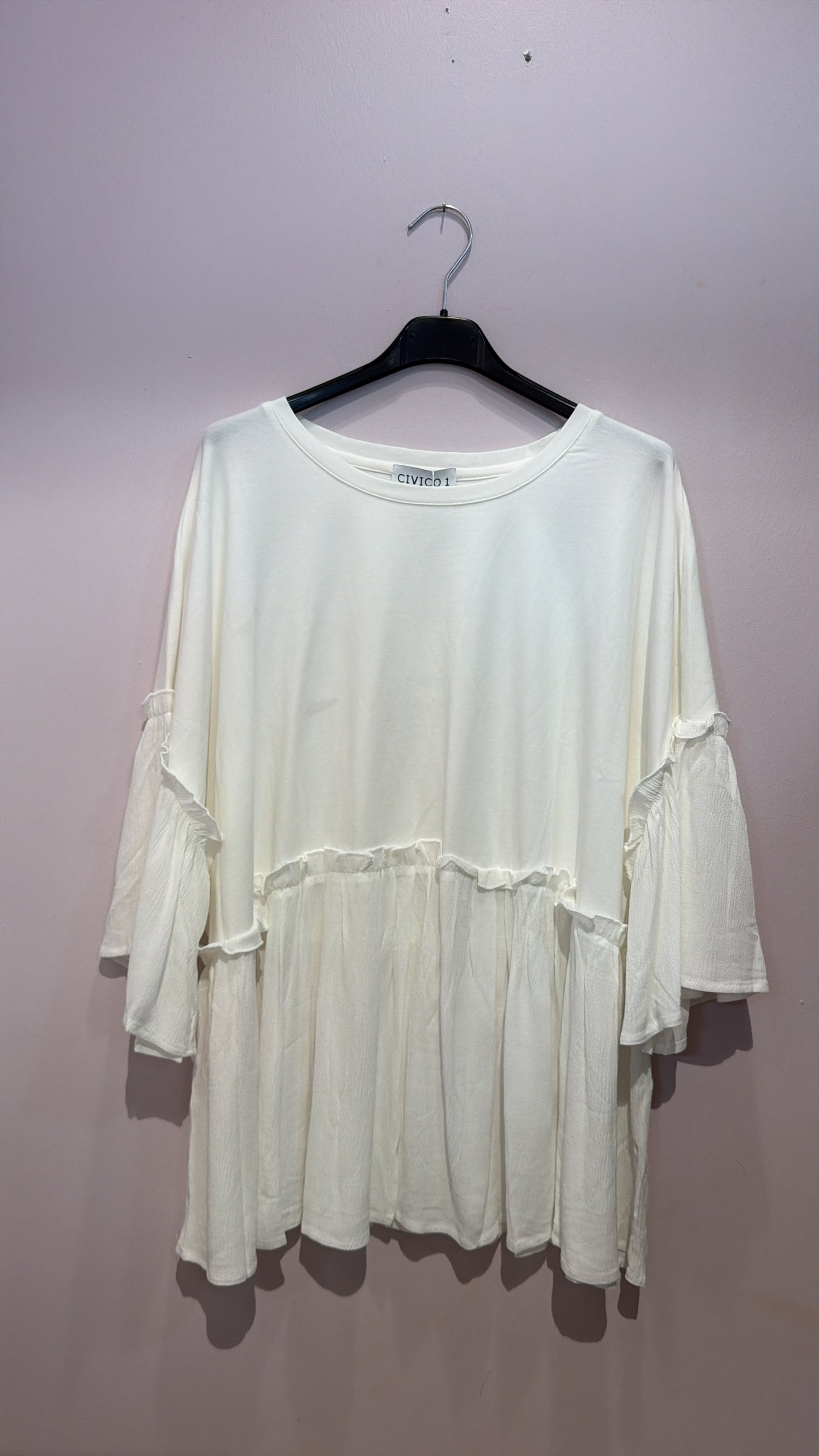 T-shirt dettaglio orlo