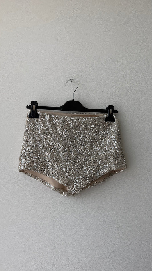 Shorts culotte paillettes