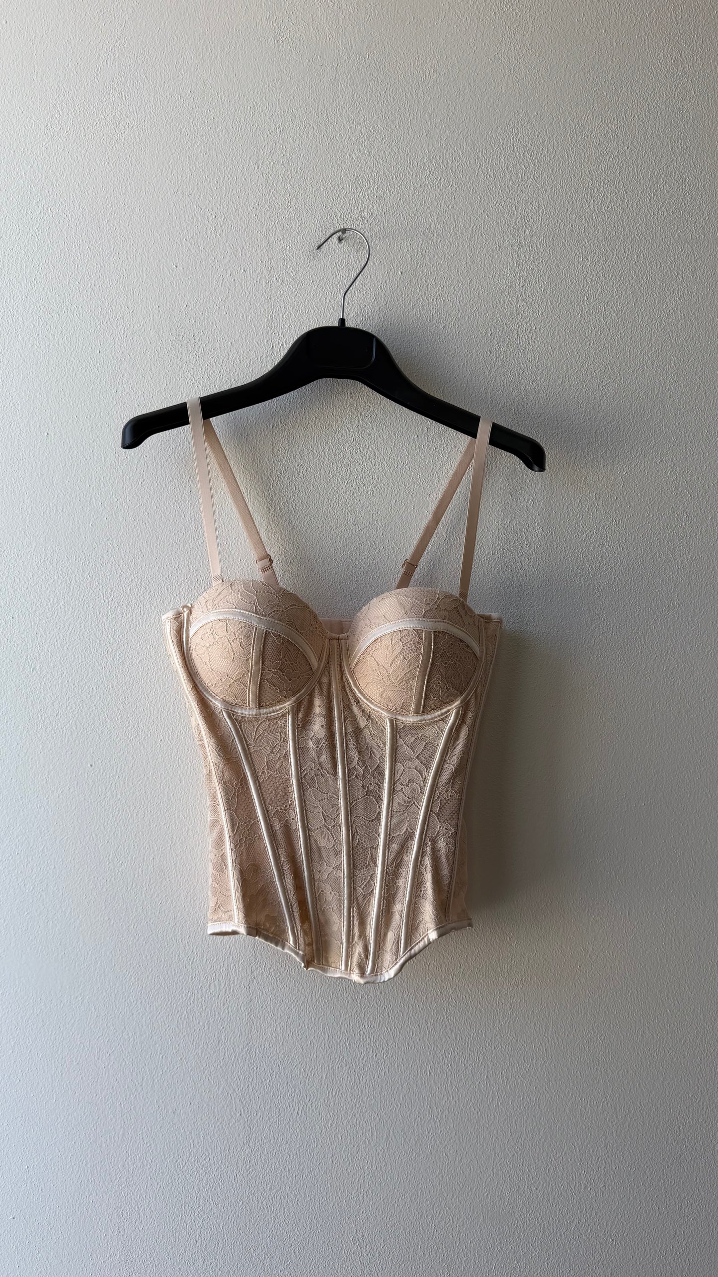 Top bustier nude