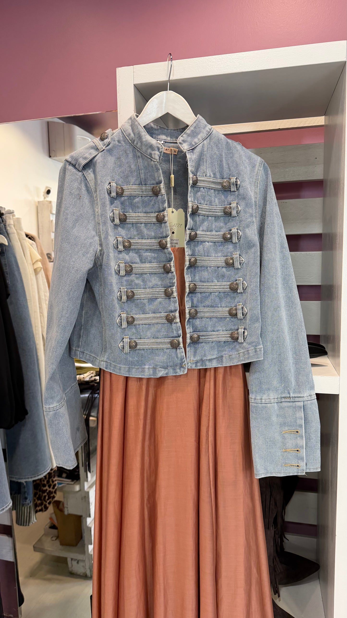 Giacca jeans cadetto style