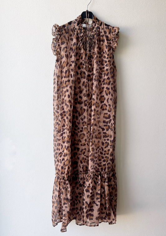 Abito Elegante Stampa Leo