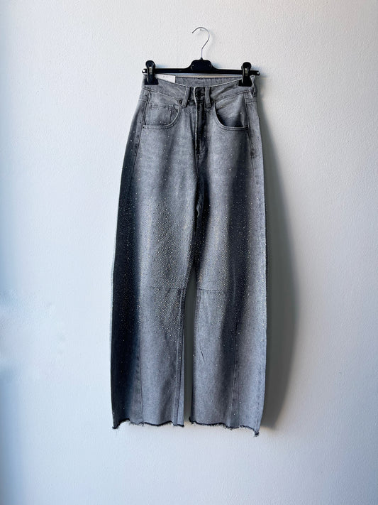 Jeans Balloon grigio brilly