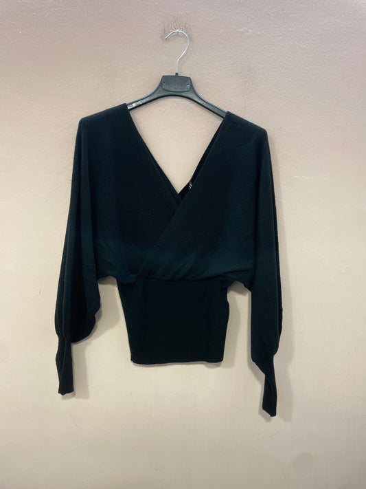 Maglia crop Scollo V