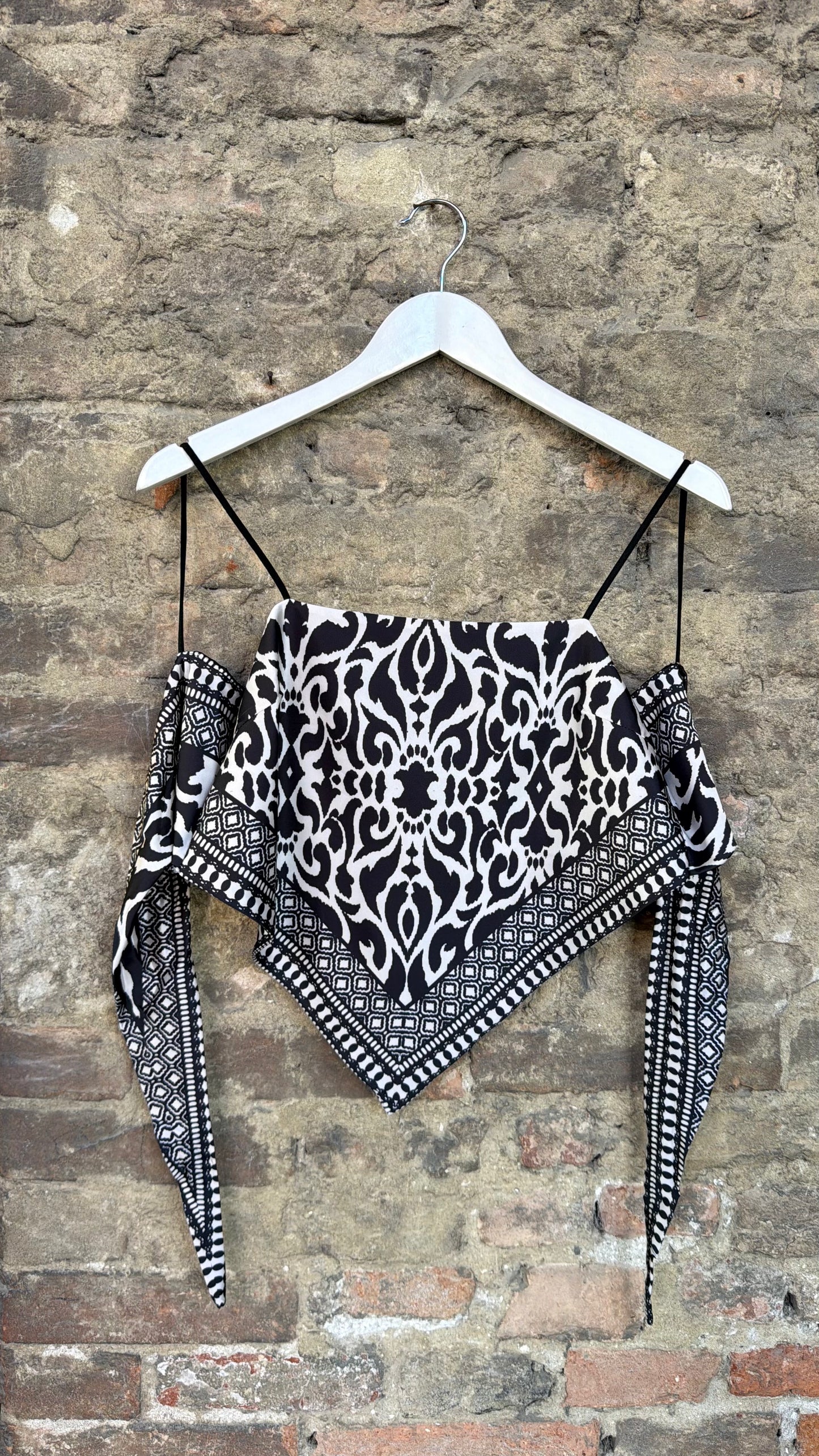 Top foulard crop