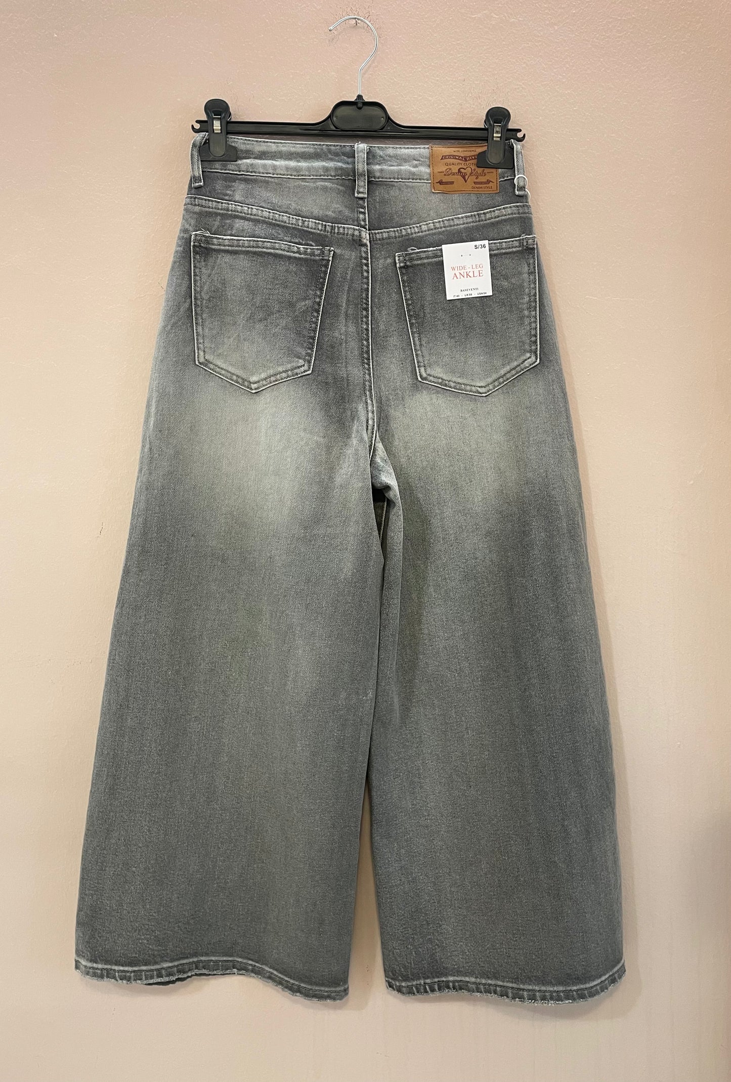 Jeans wide leg ankle