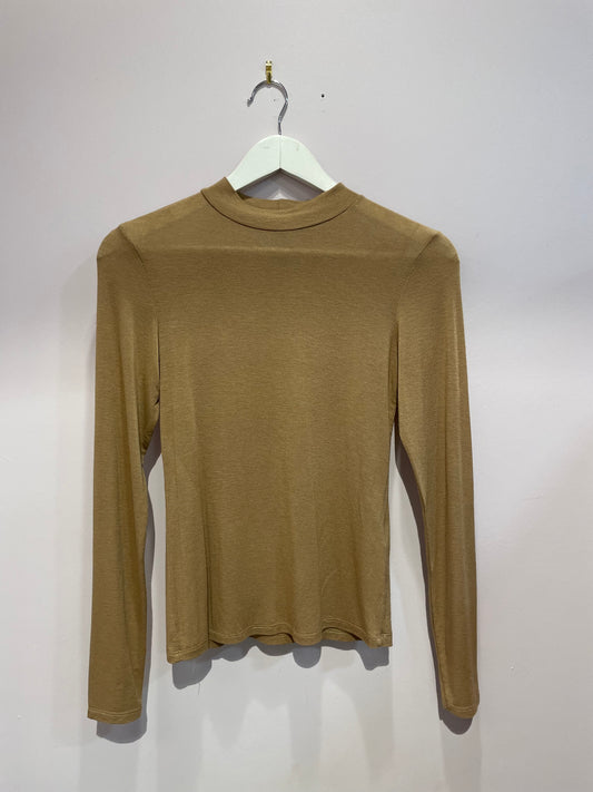 Maglia collo lupetto misto cashmere