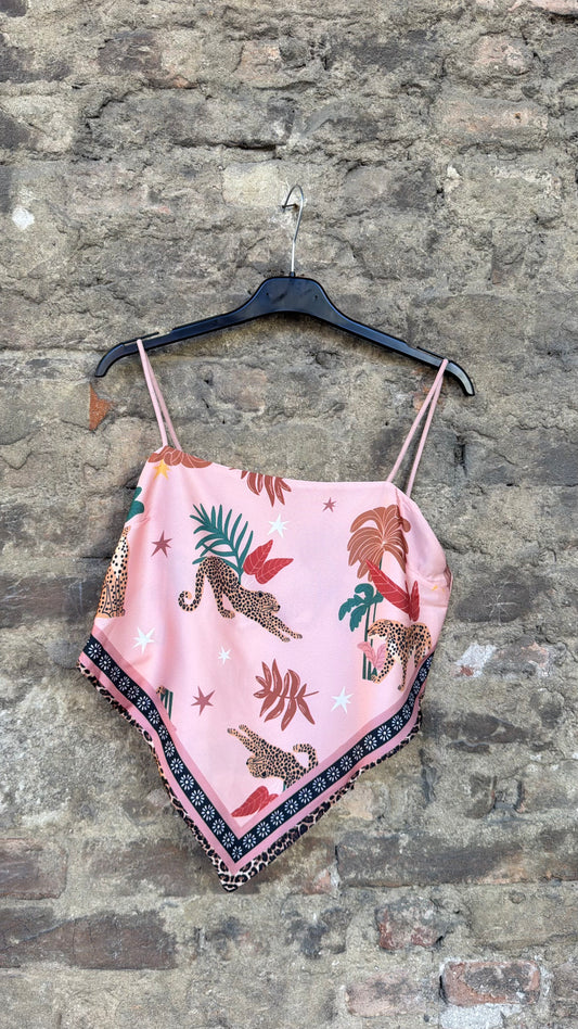 Top foulard crop