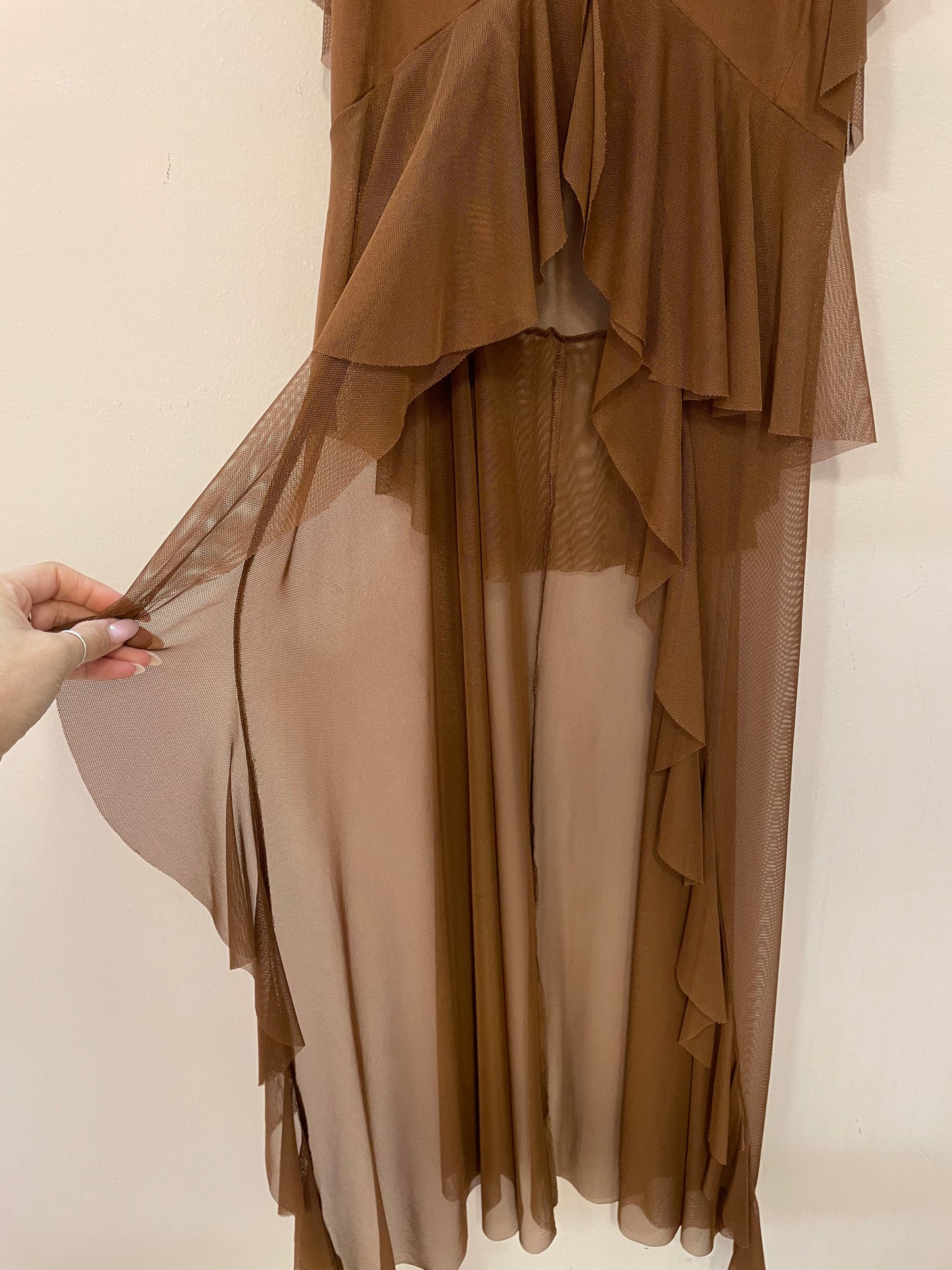 Top lungo tulle