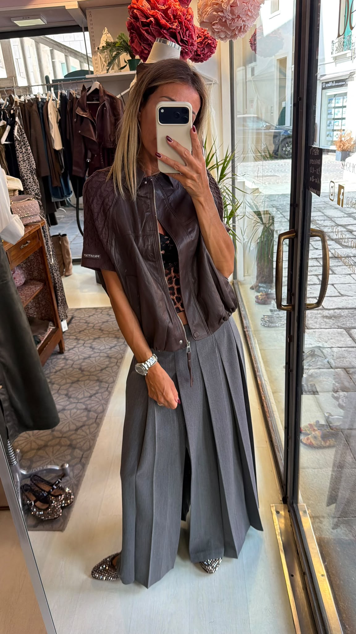 Giacca ecopelle Choco