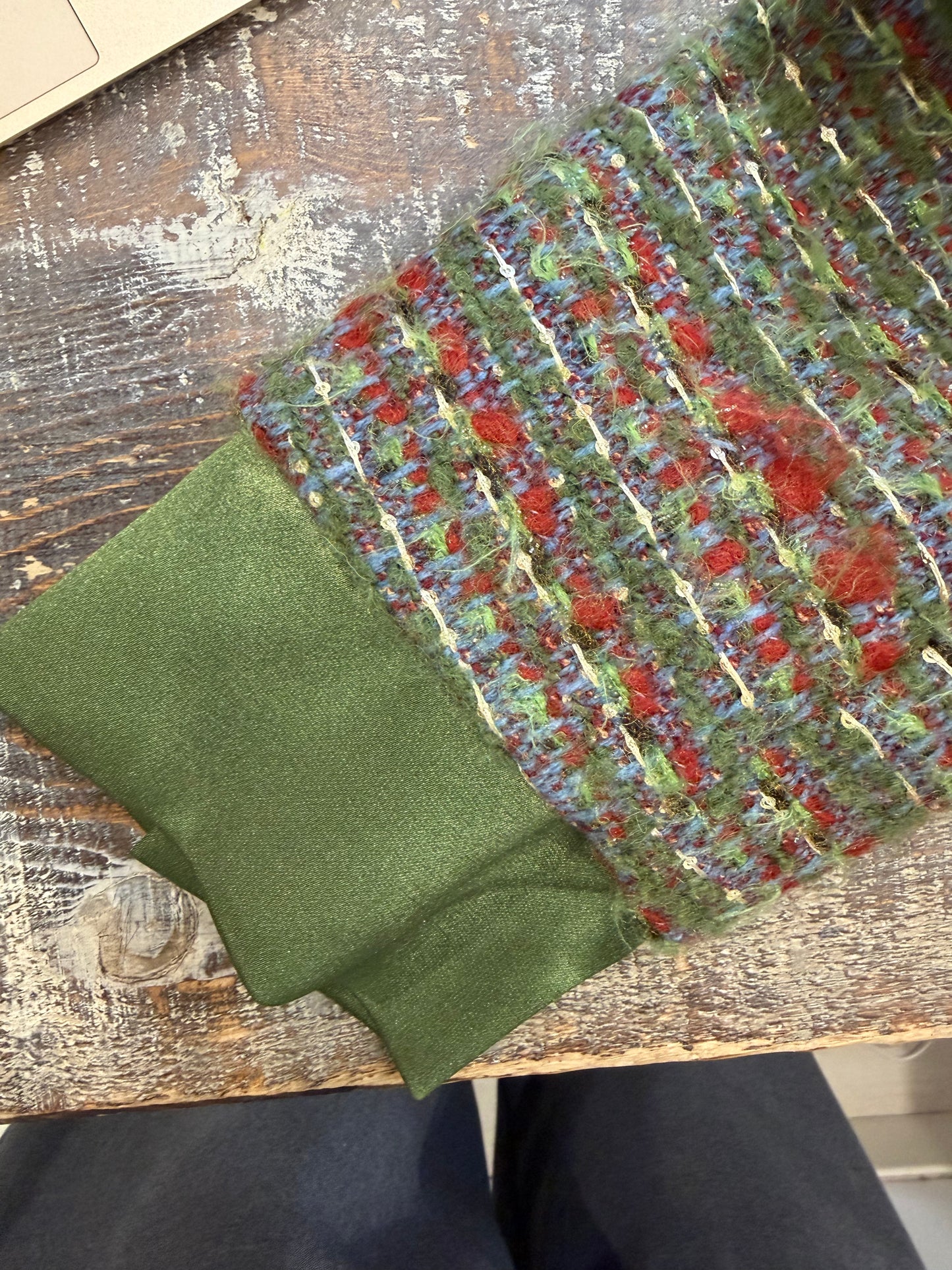 Completo boucle verde