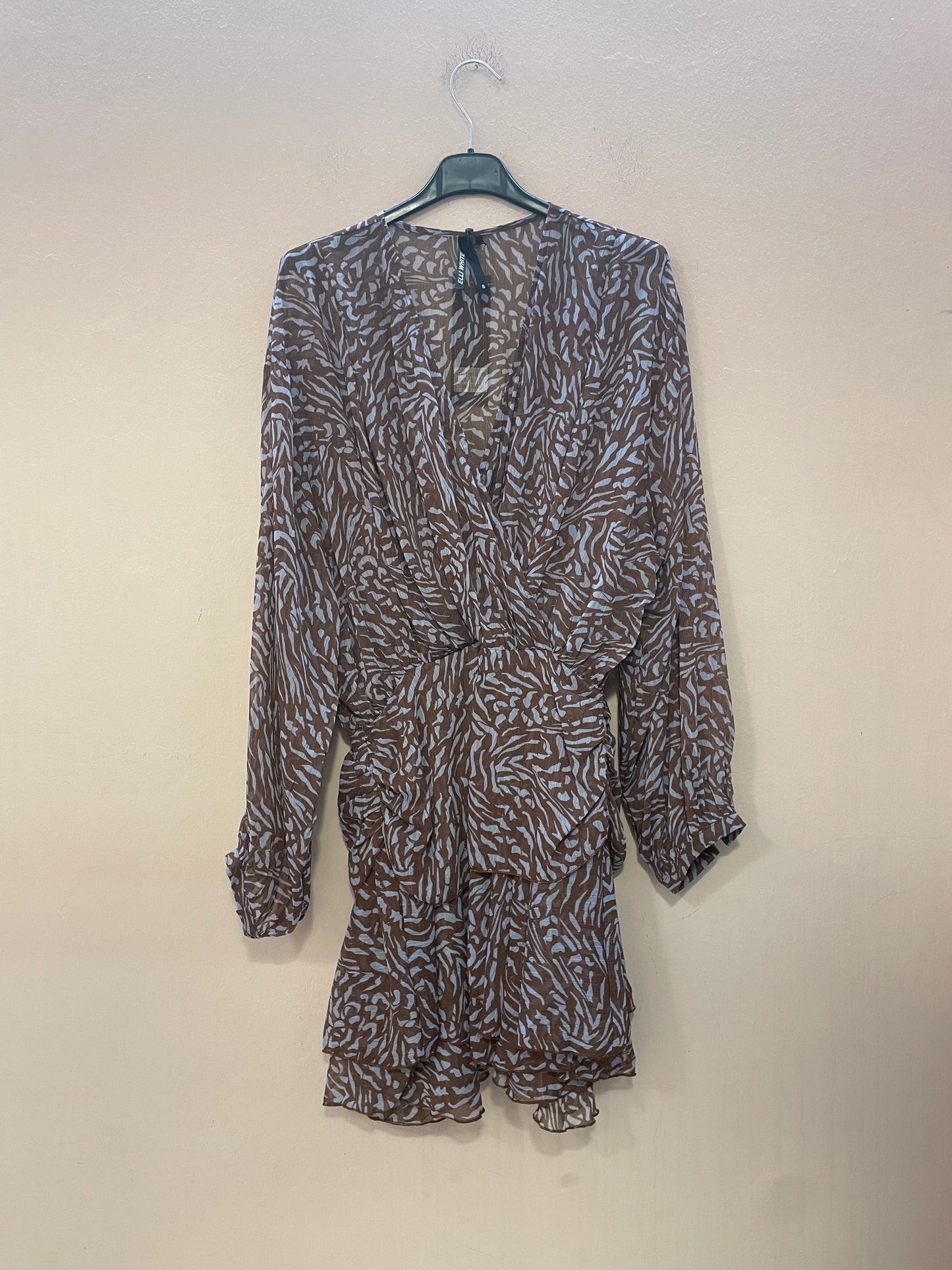Abito animalier Choco Blue