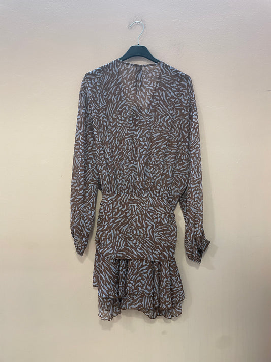 Abito animalier Choco Blue