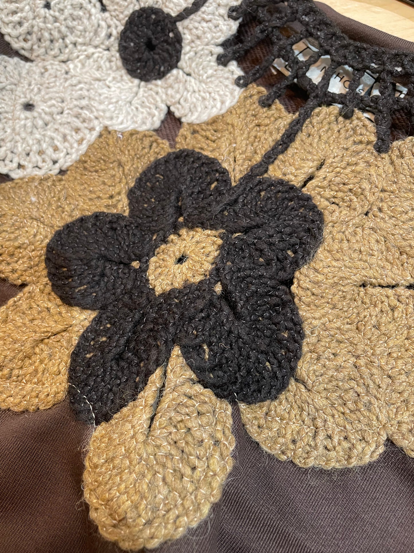 Felpa Ricamo Fiore