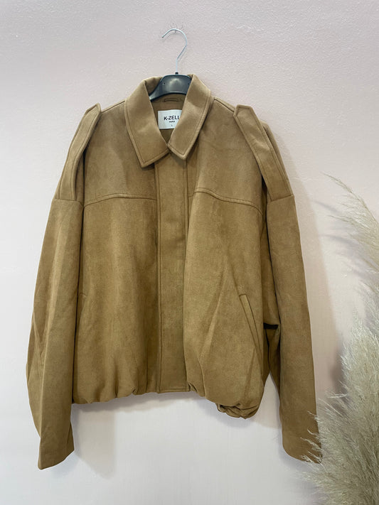 Bomber eco suede