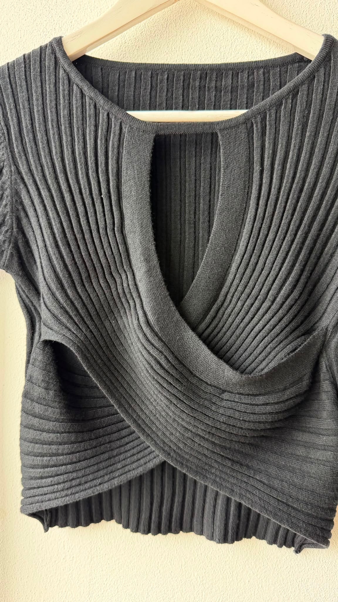 Maglia Crop incrocio