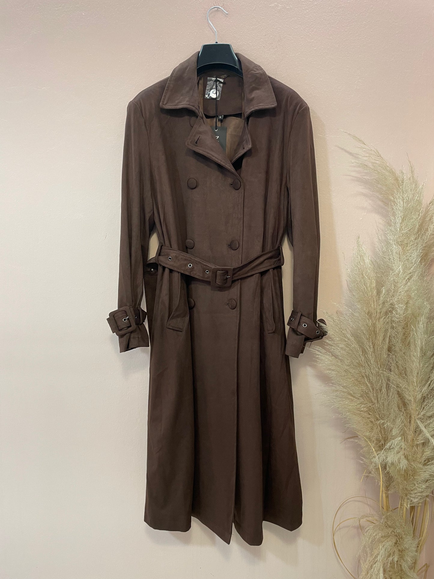 Trench eco-suede