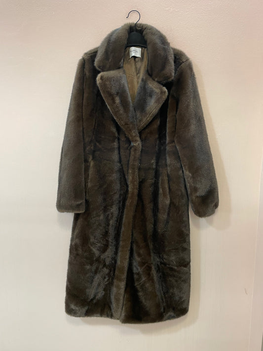 Cappotto lungo eco visone