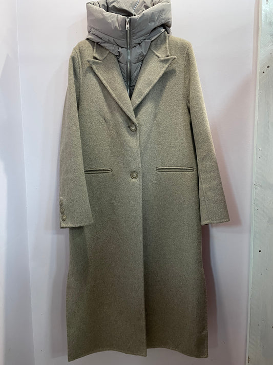 Cappotto collo imbottito
