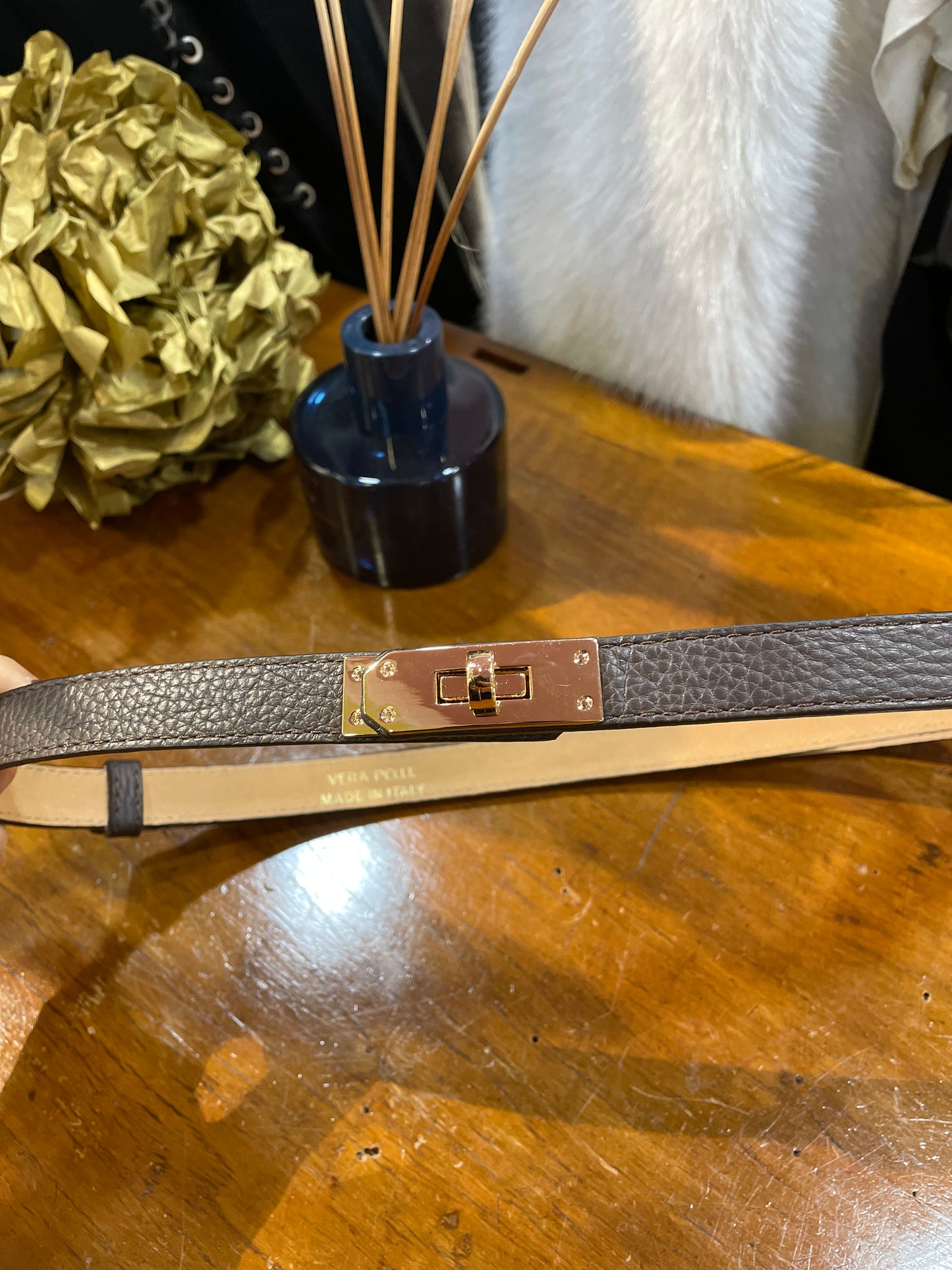 Cinturina 100% vera pelle