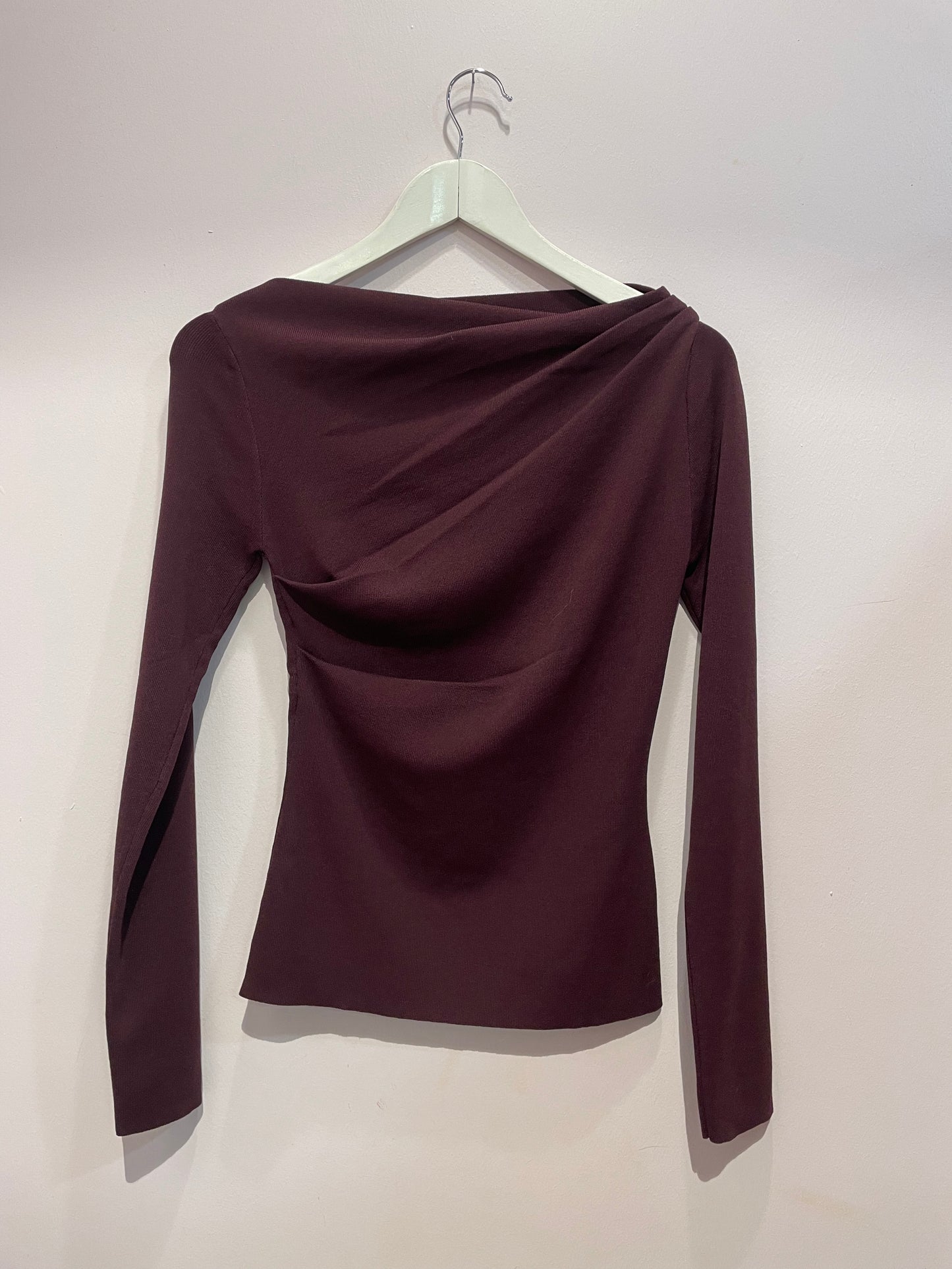 Maglia stretch bordeaux