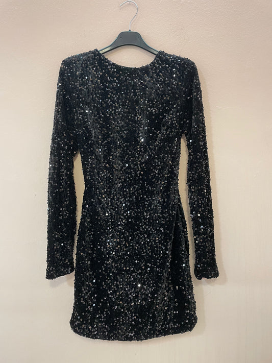 Abito Paillettes Fiocco