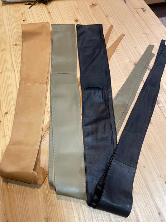 Cinture morbide pelle