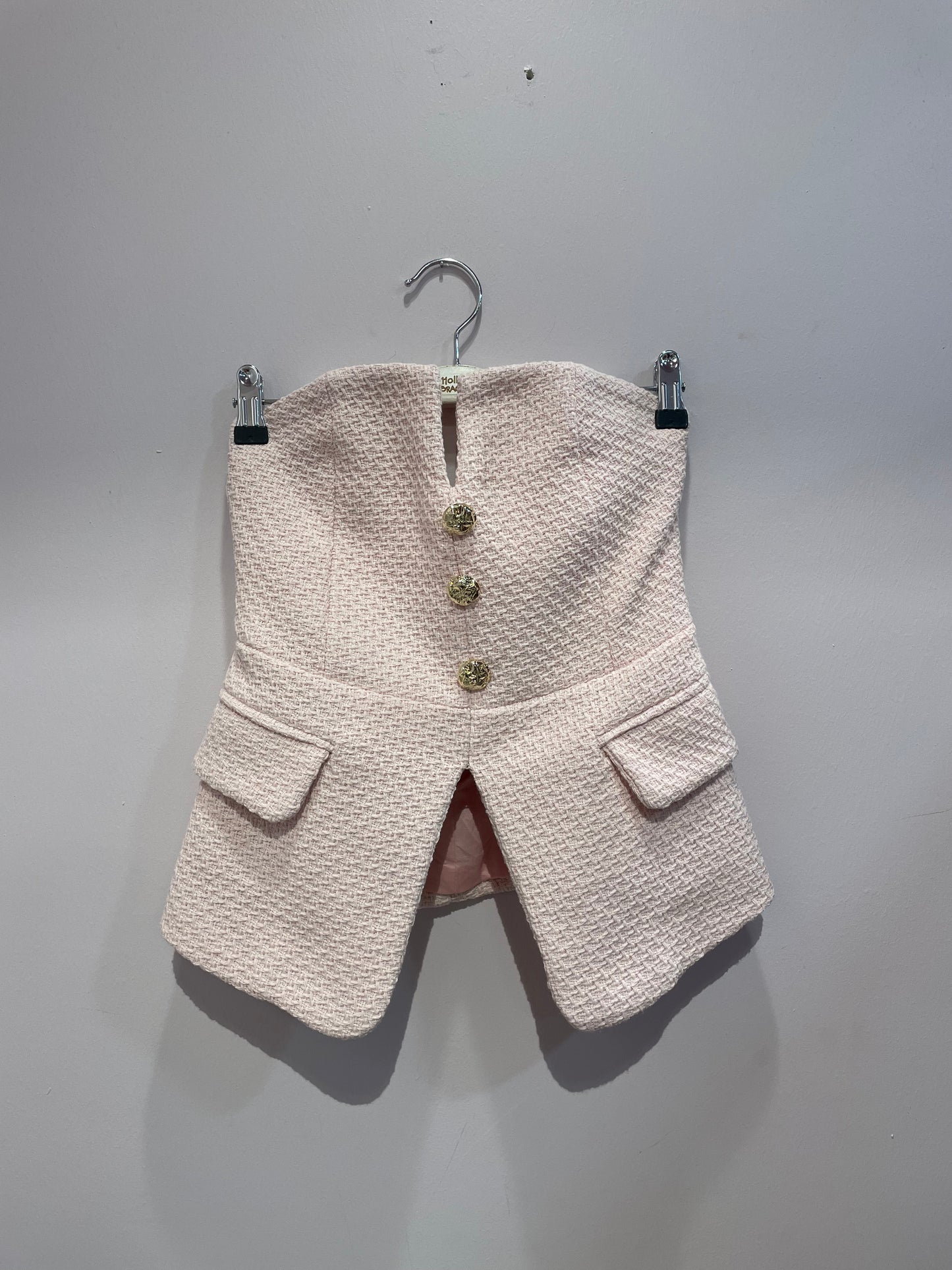 Gilet cotone intrecciato