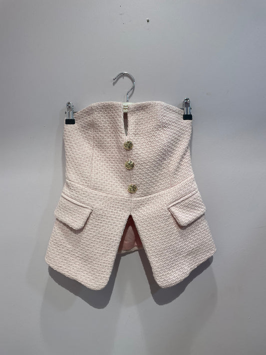 Gilet cotone intrecciato
