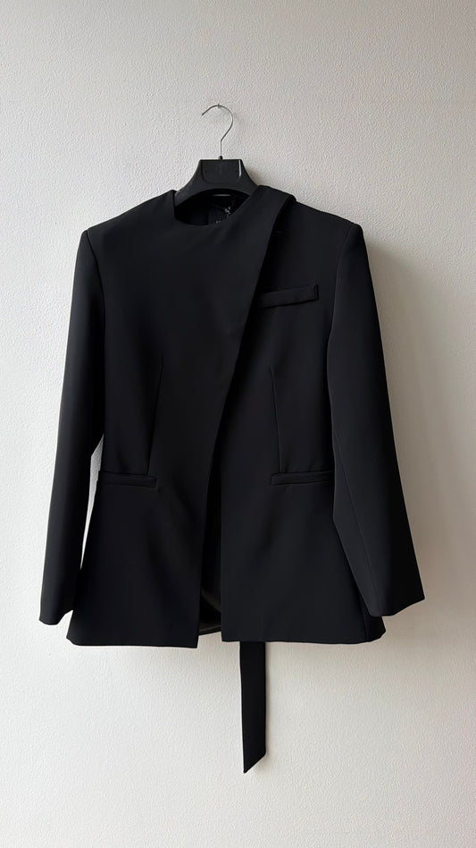 Blazer chiusura asimmetrica