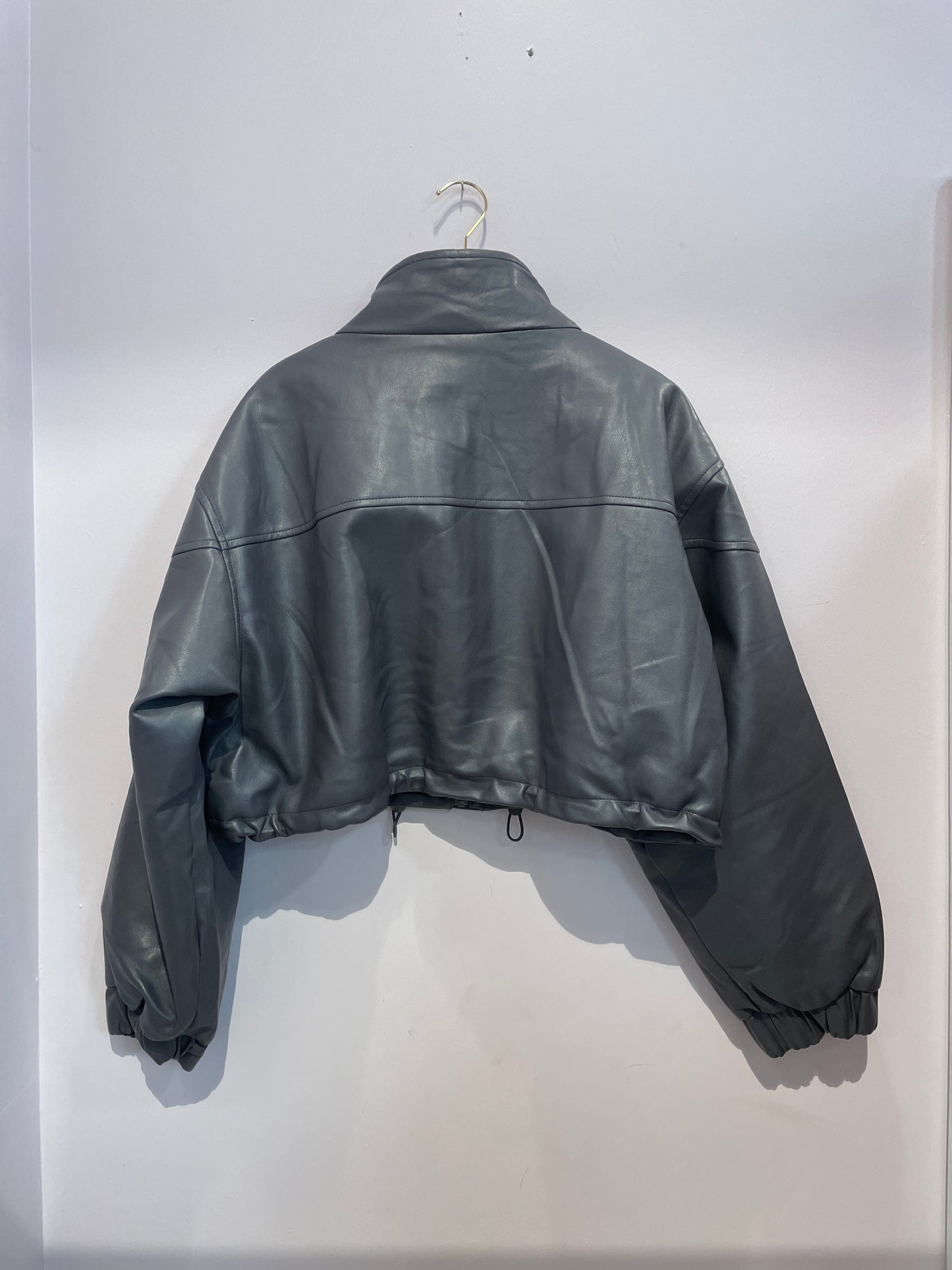 Bomber grigio imbottito