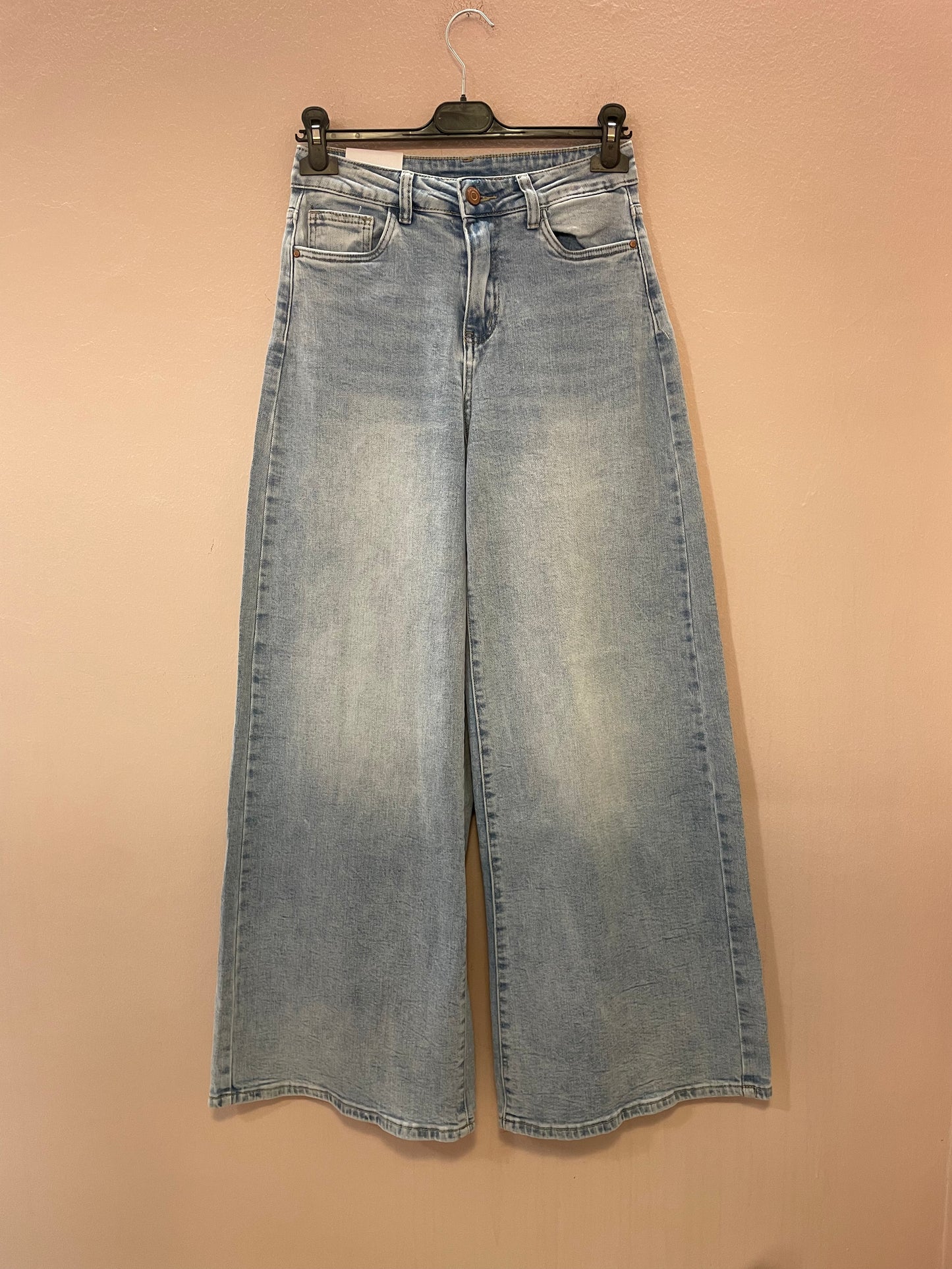 Jeans baggy lavaggio chiaro
