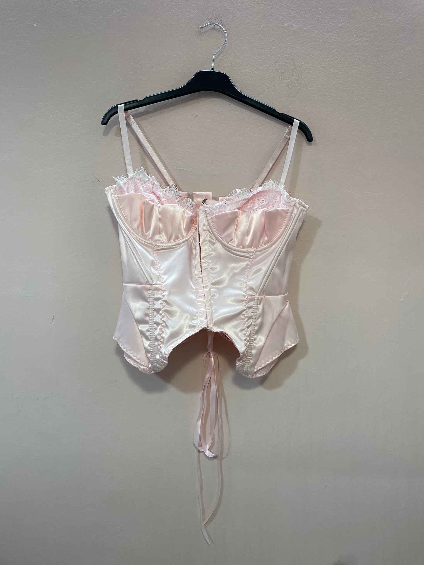 Top bustier Raso&Pizzo