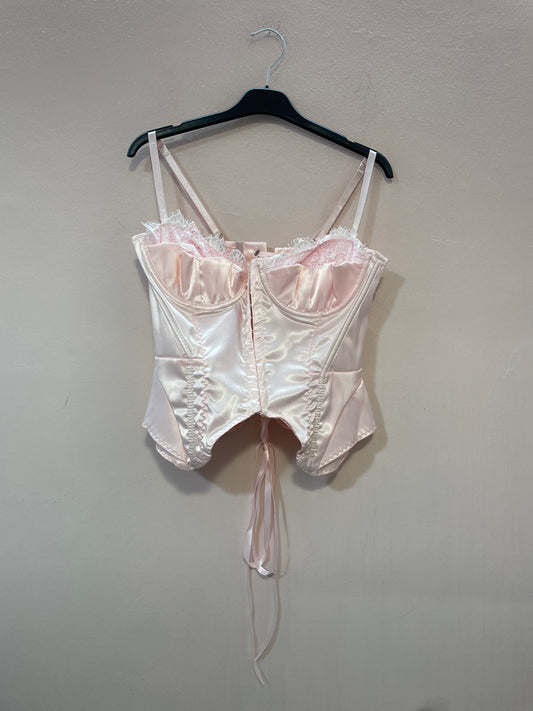 Top bustier Raso&Pizzo