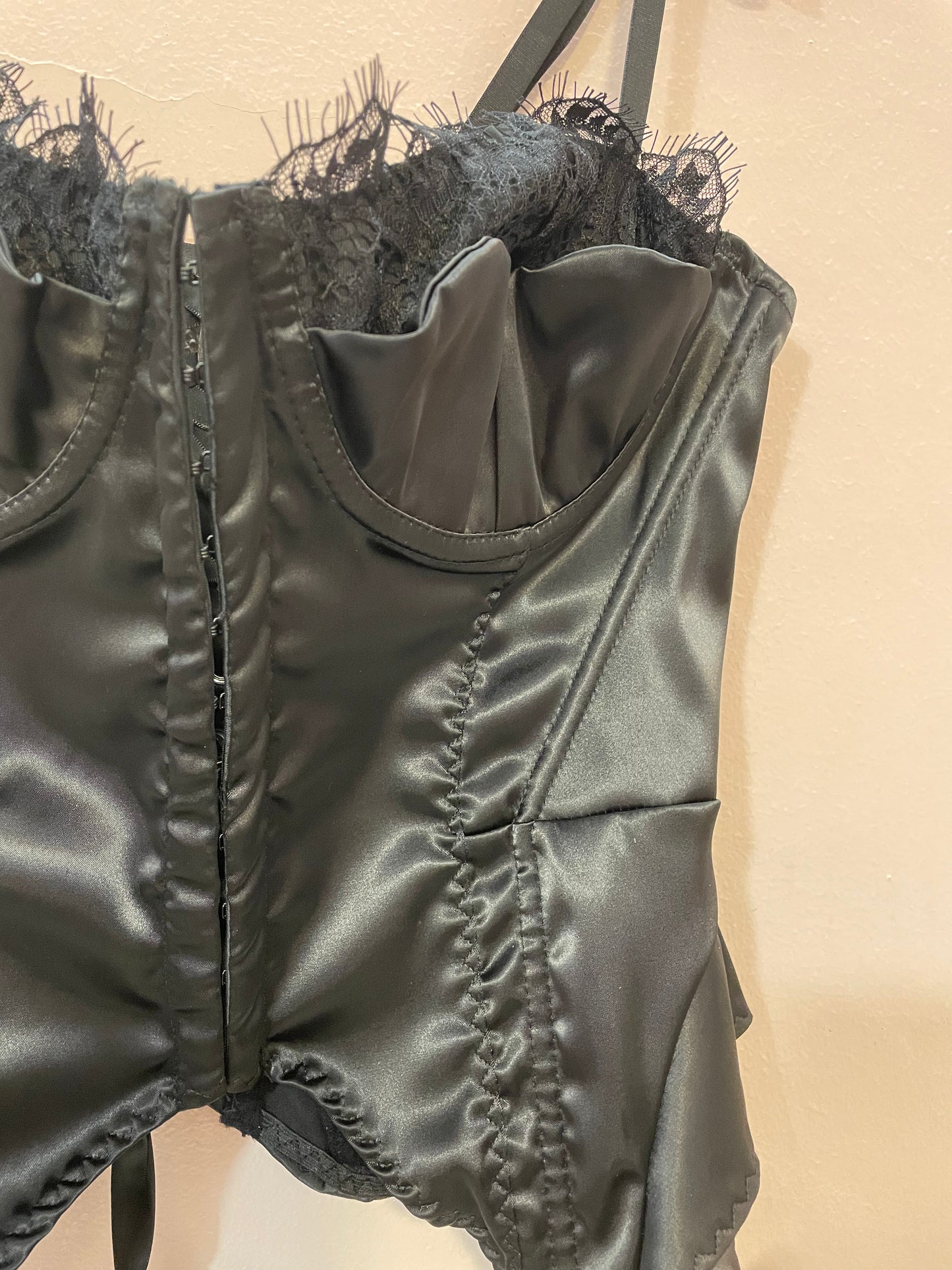 Top bustier Raso&Pizzo