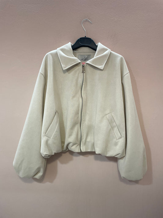 Bomber eco suede