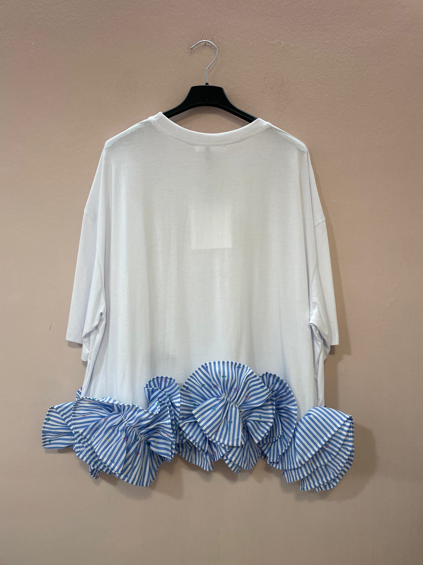 T-shirt Rouches